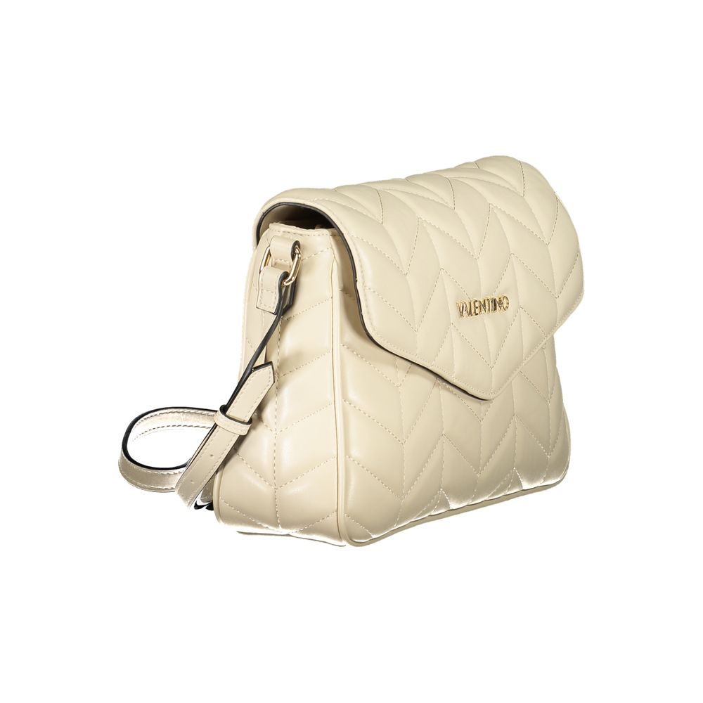 Mario Valentino Beige Polyurethane Women's Bag | Regal Royce
