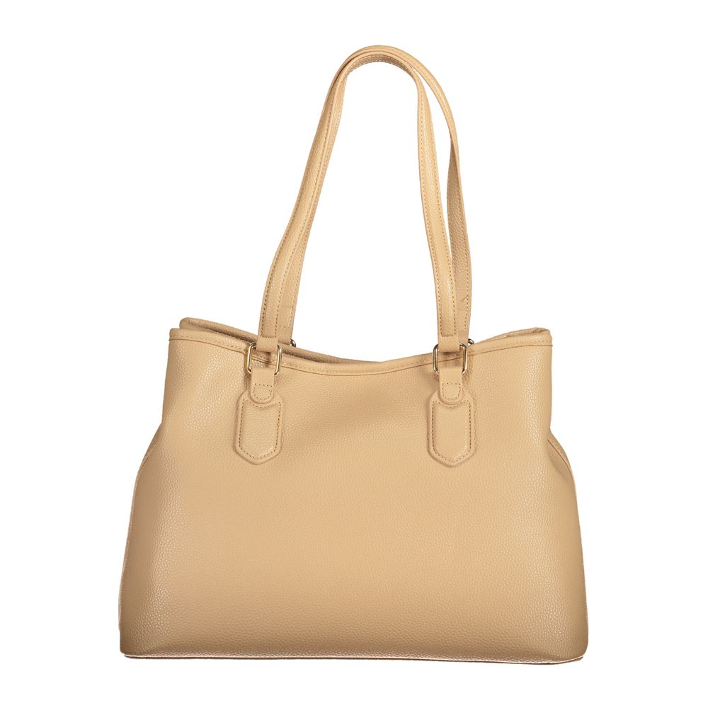 Mario Valentino Beige Polyethylene Women Handbag | Regal Royce