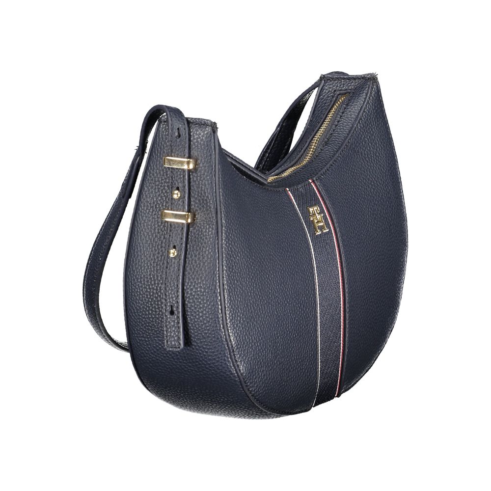 Tommy Hilfiger Blue Polyurethane Women Handbag | Regal Royce