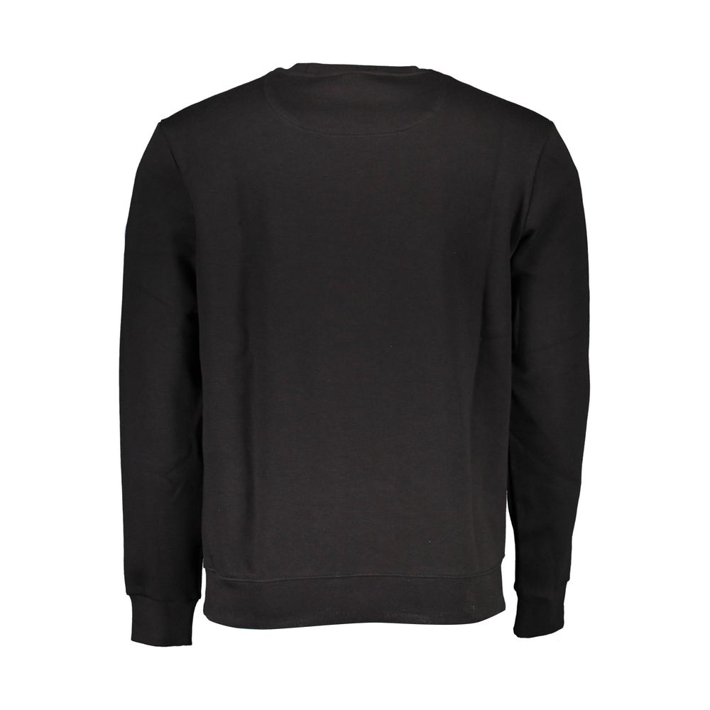 North Sails Black Cotton Men Sweatshirt | Regal Royce