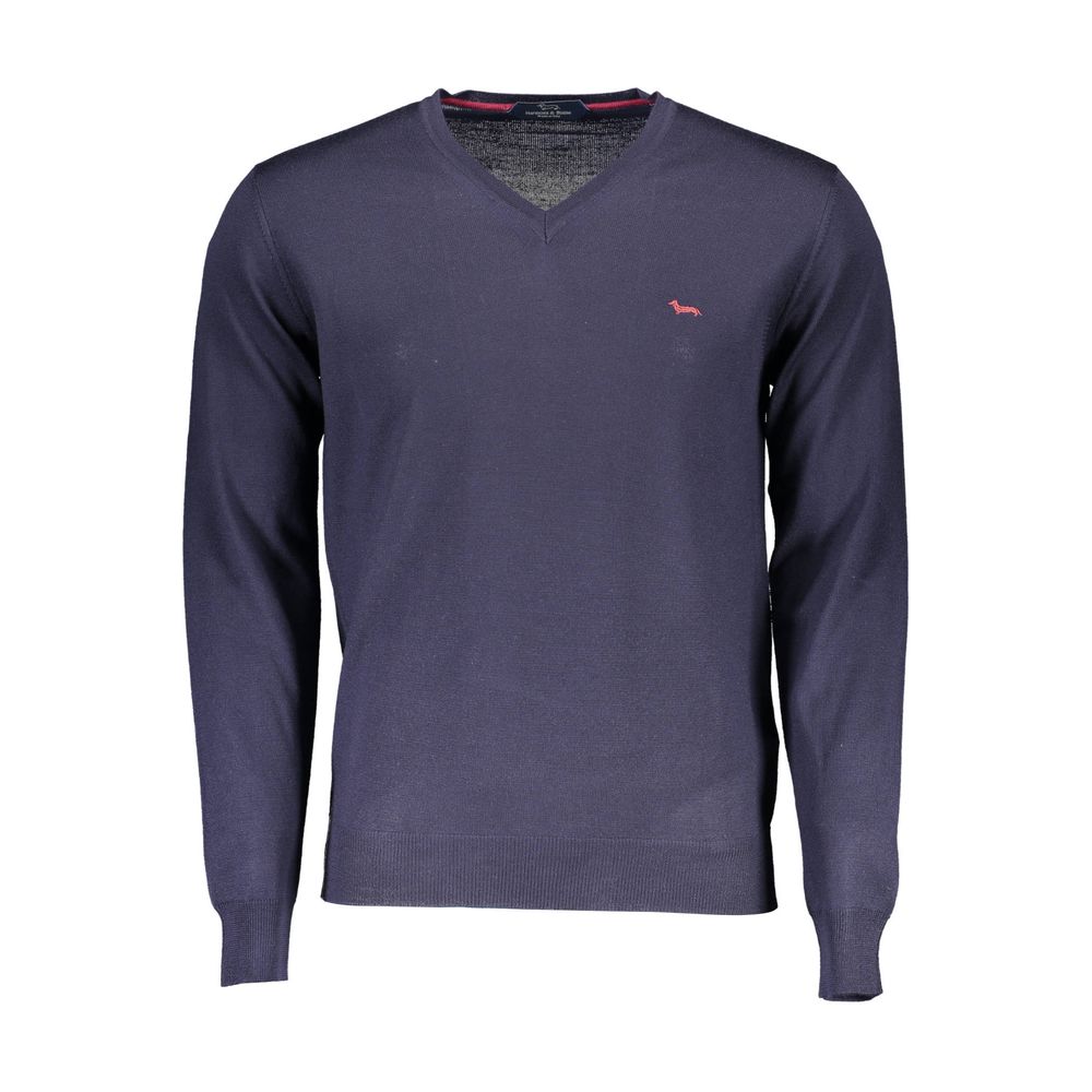 Harmont & Blaine Blue Wool Men's Sweater | Regal Royce