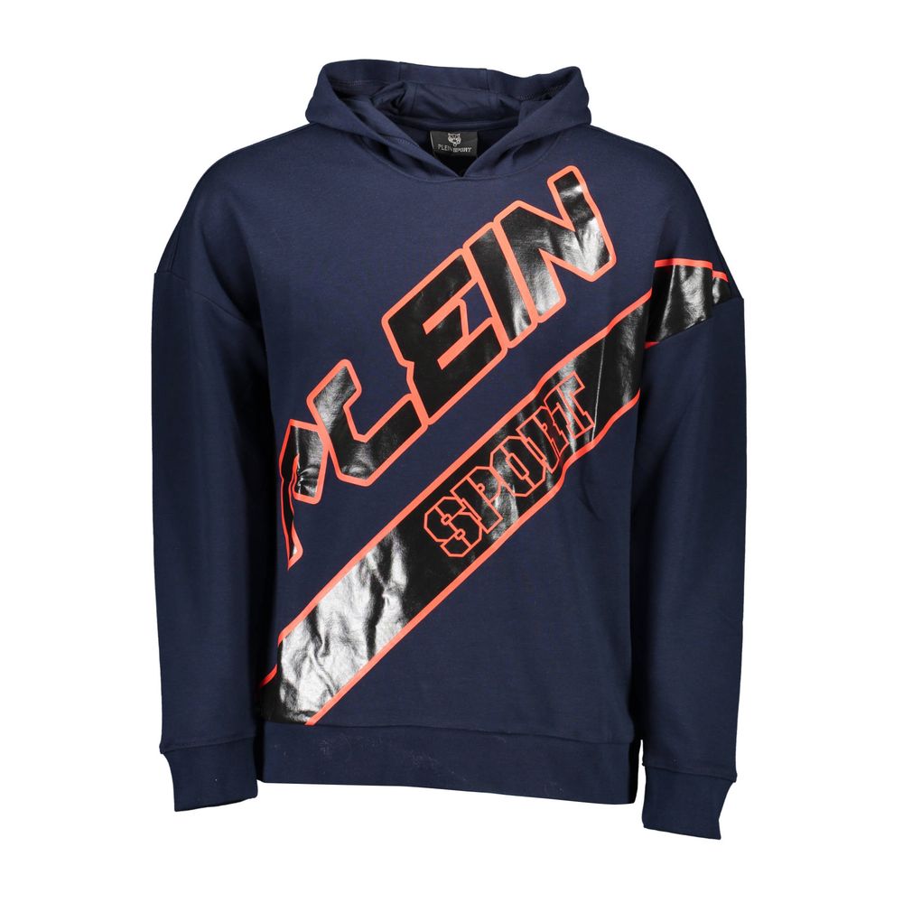 Plein Sport Blue Cotton Men Sweater | Regal Royce