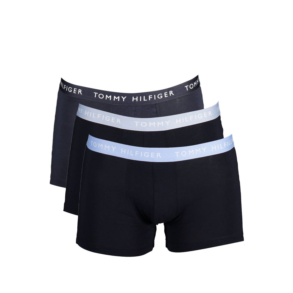 Tommy Hilfiger Black Cotton Men Boxer Trio Pack | Regal Royce