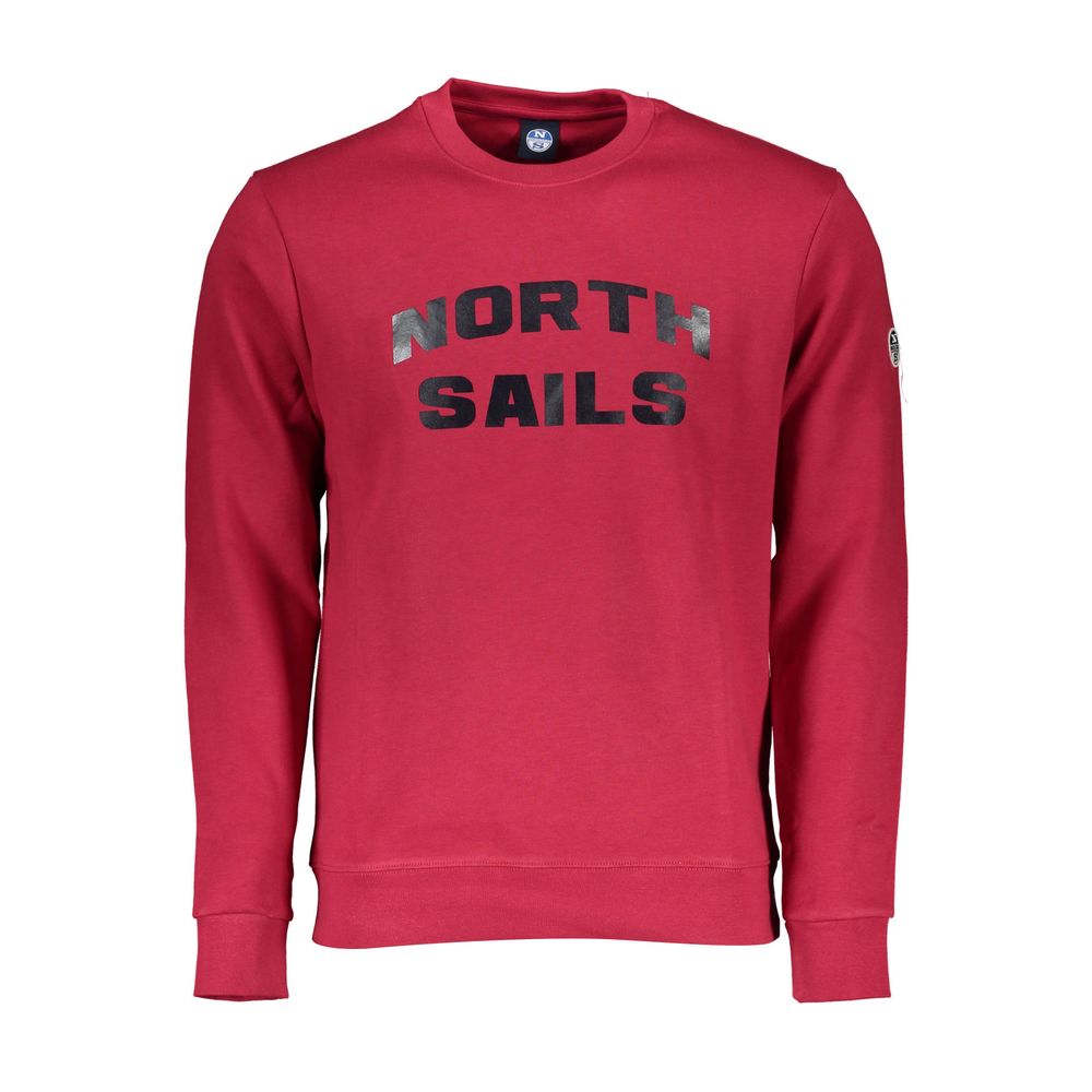 North Sails Red Cotton Men Sweater | Regal Royce