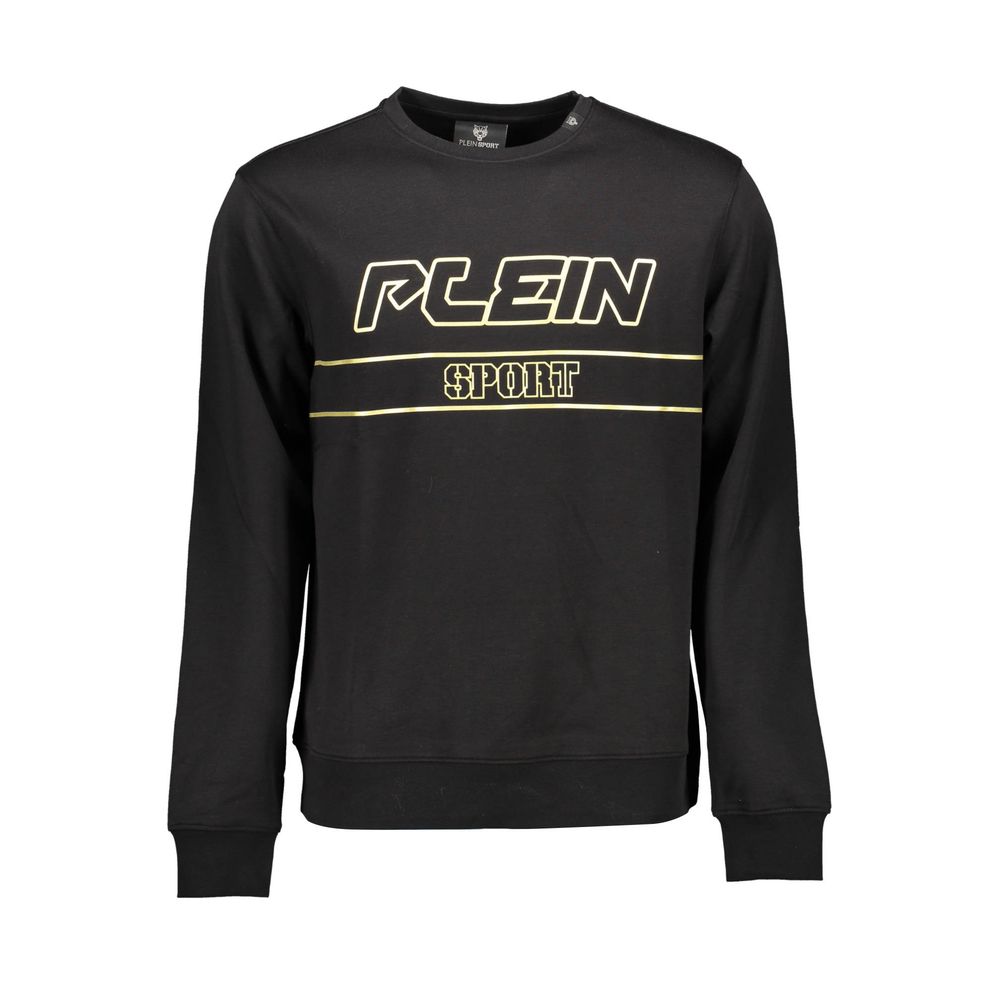 Plein Sport Black Cotton Men's Sweatshirt | Regal Royce