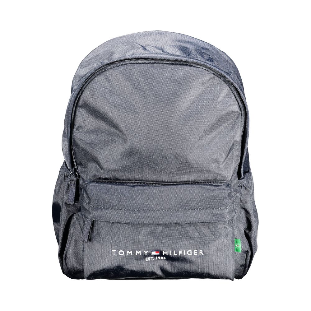 Tommy Hilfiger Blue Polyester Men Backpack | Regal Royce