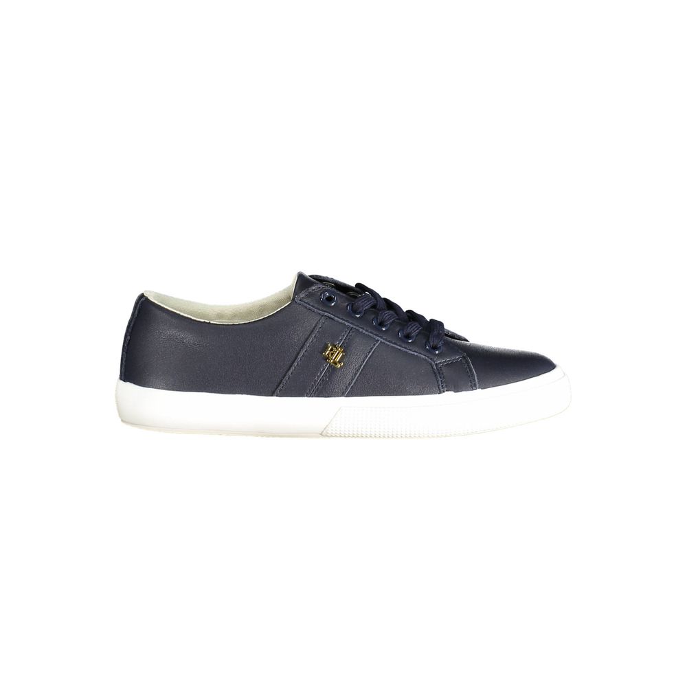 Ralph Lauren Blue Leather Women Sneaker | Regal Royce