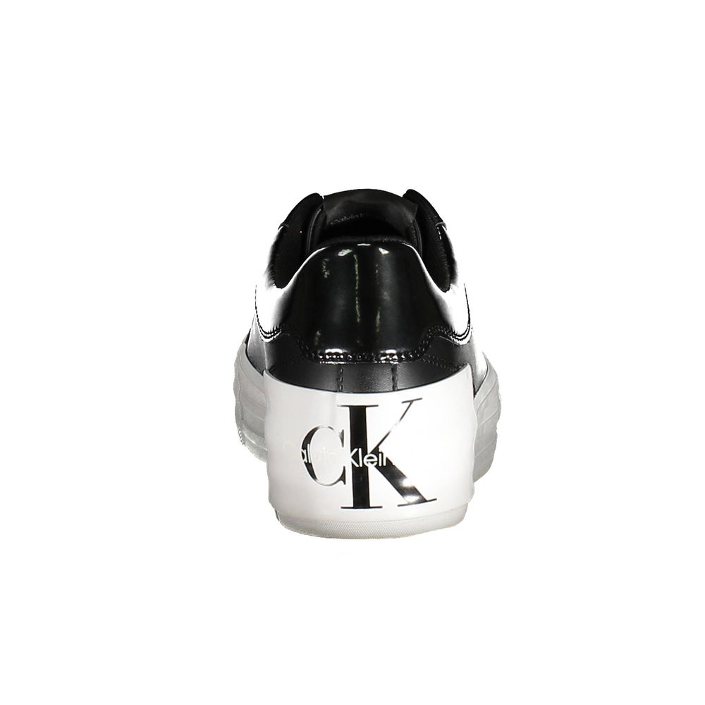 Calvin Klein Black Leather Women Sneaker | Regal Royce