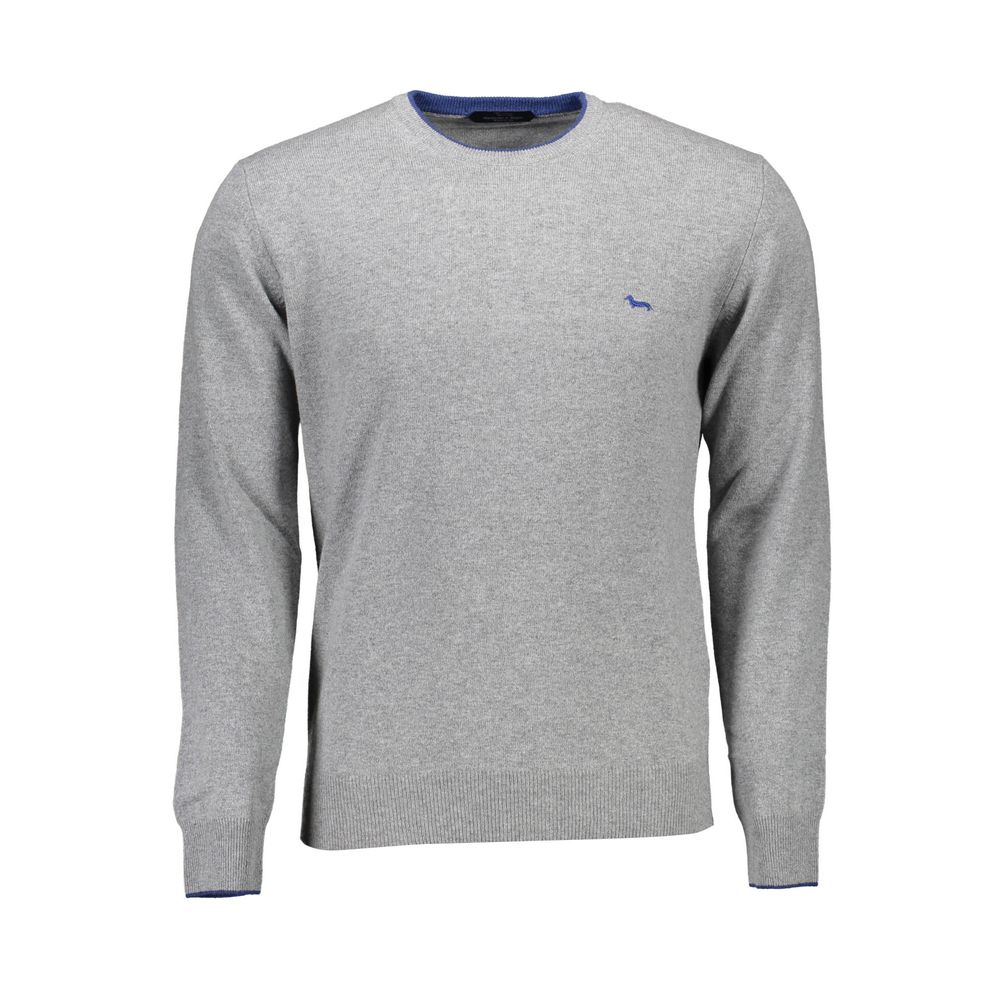Harmont & Blaine Grigio Wool Men Sweater | Regal Royce