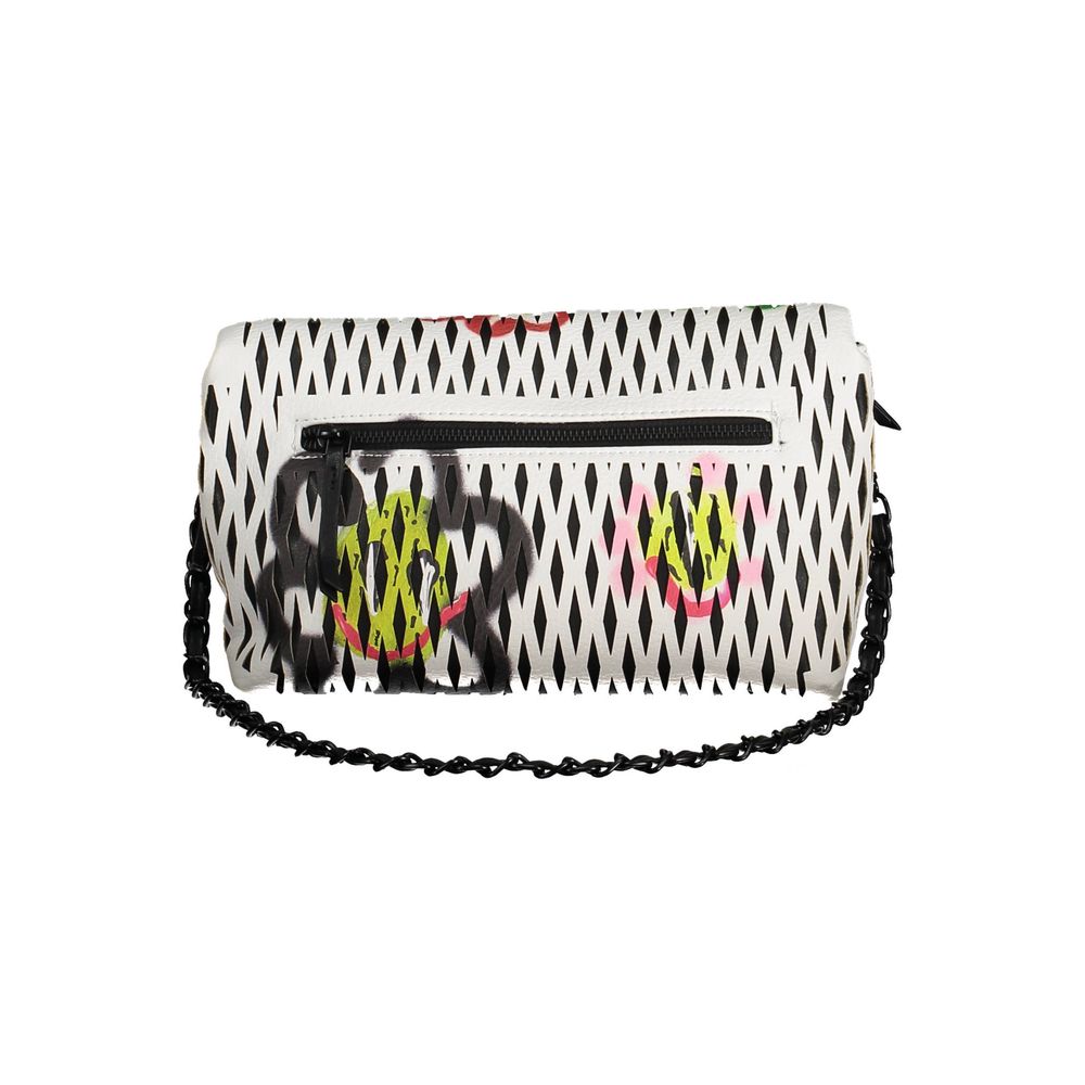 Desigual White Polyurethane Women Handbag | Regal Royce