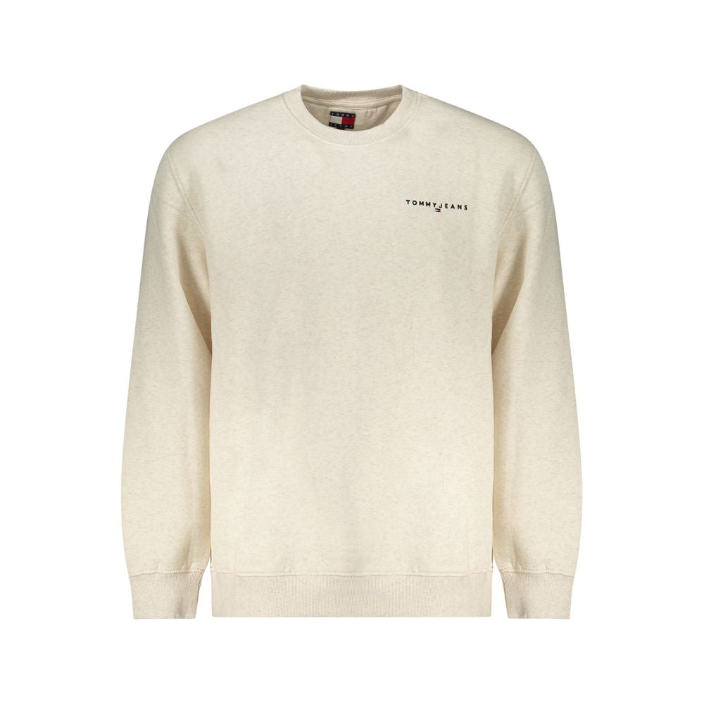 Tommy Hilfiger Beige Cotton Men Sweatshirt | Regal Royce
