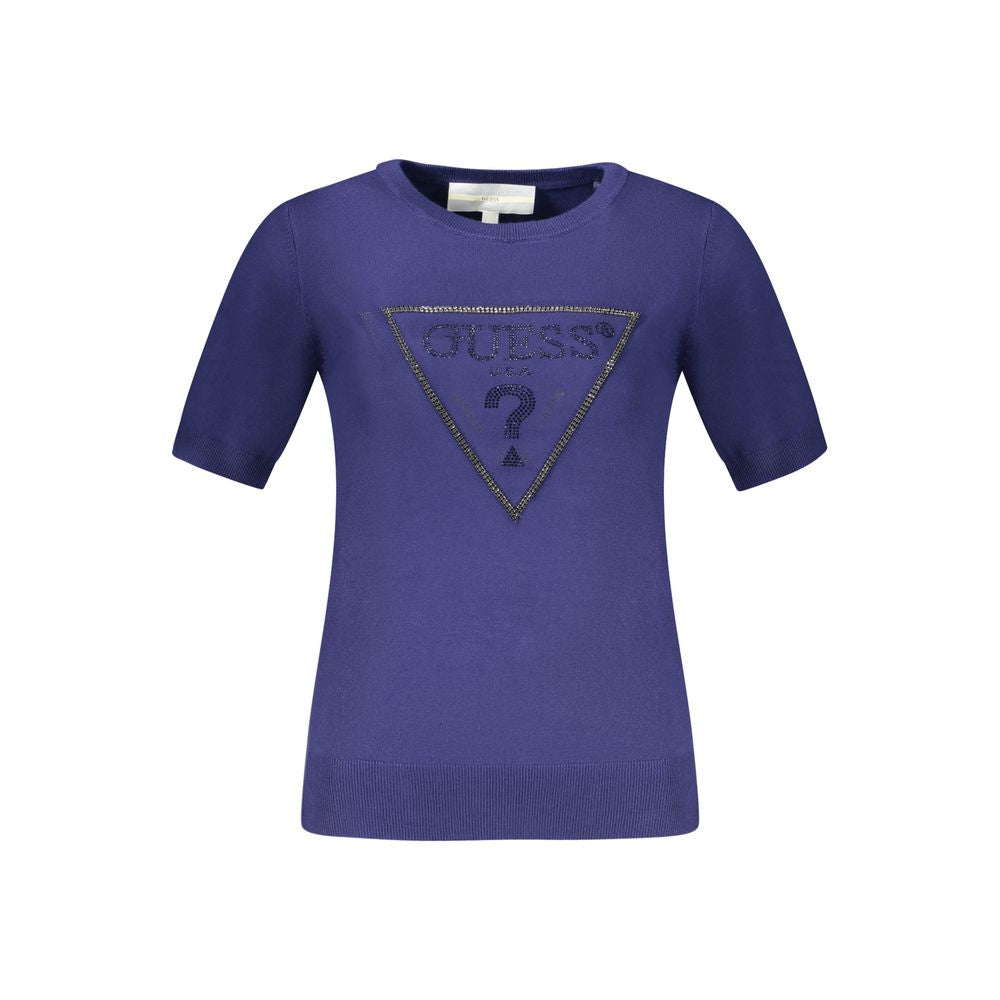 Guess Jeans Blu Viscosa Woman Sweater | Regal Royce