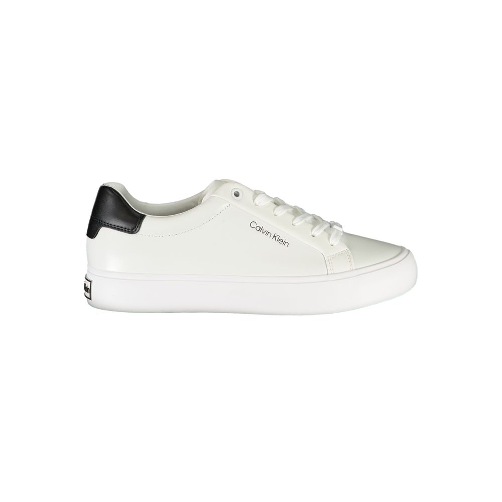 Calvin Klein Bianco Leather Women Sneaker | Regal Royce