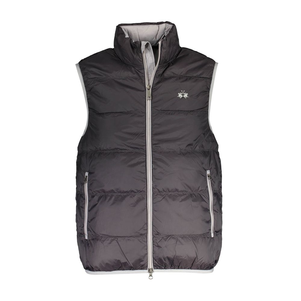 La Martina Nero Poliammide Mens Vest | Regal Royce
