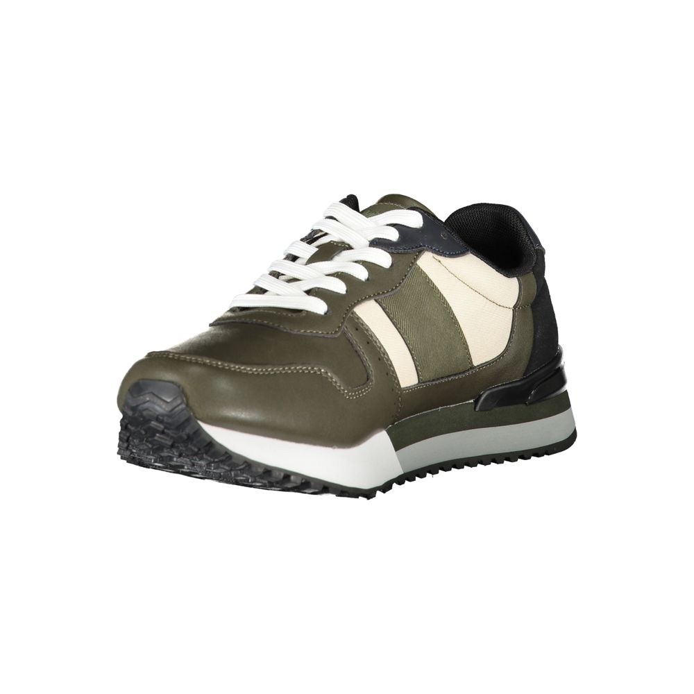 Carrera Verde Poliestere Men Sneaker | Regal Royce