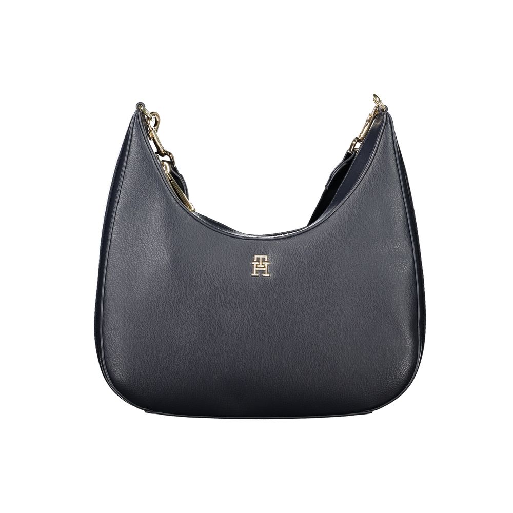Tommy Hilfiger Blue Polyester Women Shoulder Bag | Regal Royce