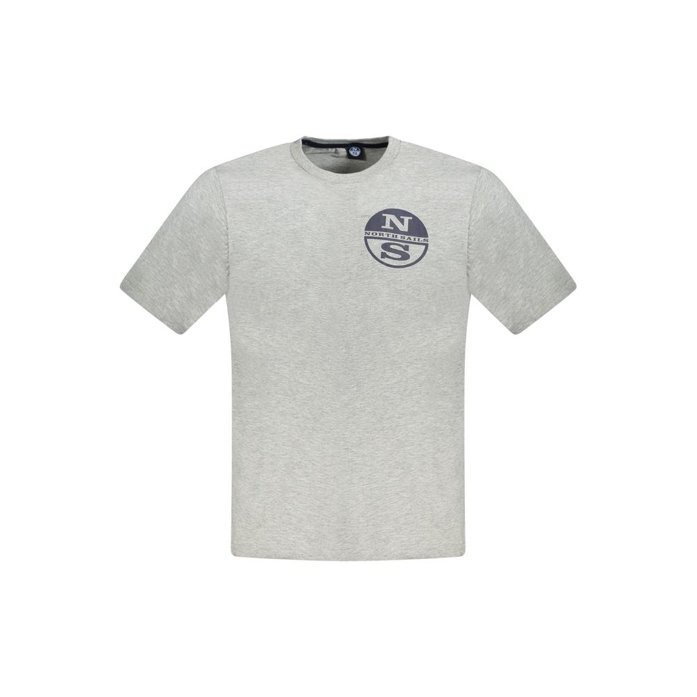 North Sails Gray Cotton Men's T-Shirt | Regal Royce