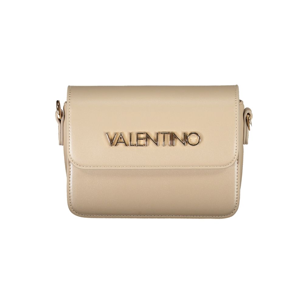 Mario Valentino Beige Polyurethane Women Handbag | Regal Royce