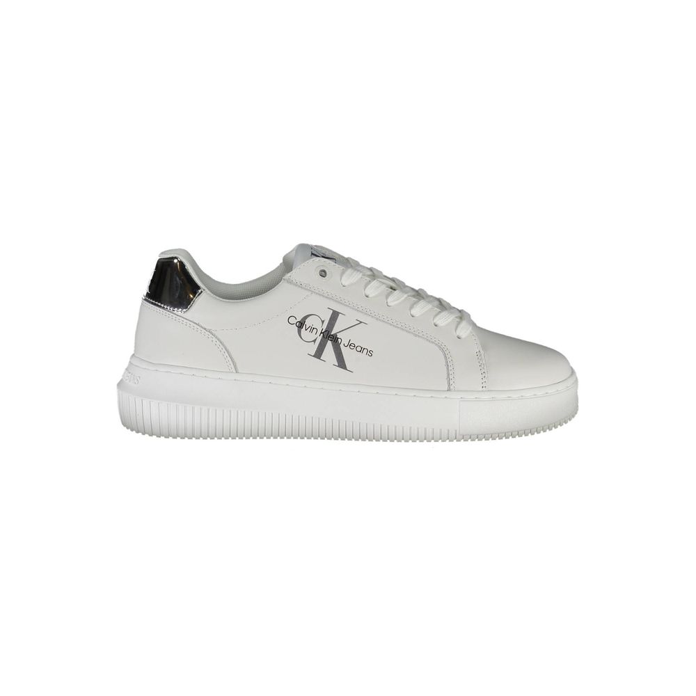 Calvin Klein White Leather Women Sneaker | Regal Royce