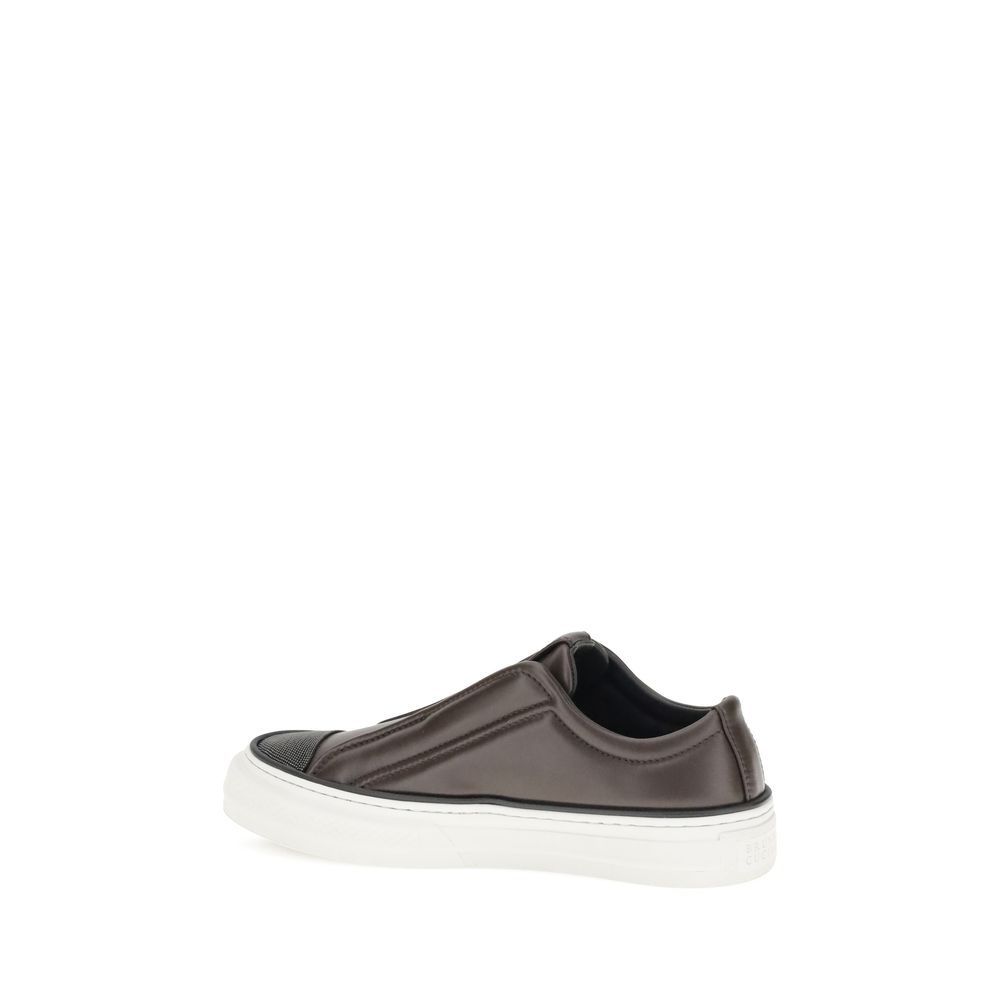 Brunello Cucinelli Black Rubber Low Top Sneakers | Regal Royce