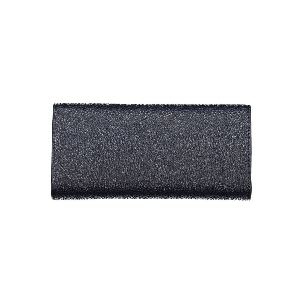 Tommy Hilfiger Blue Polyurethane Women Wallet | Regal Royce