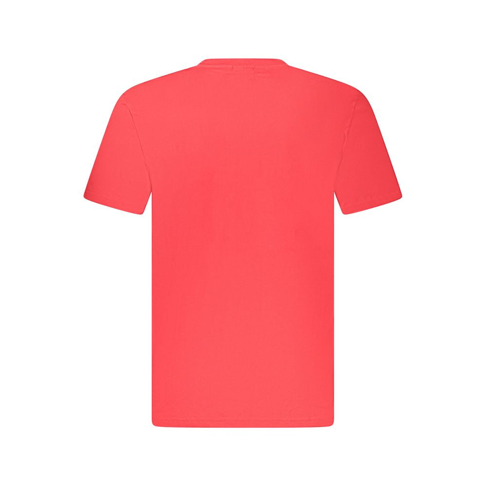 Fila Red Cotton Men T-Shirt | Regal Royce