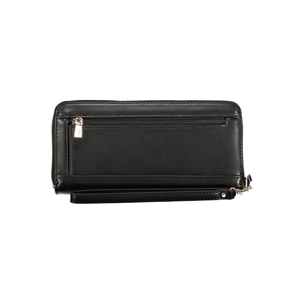 Guess Jeans Nero Polyurethane Women Wallet | Regal Royce