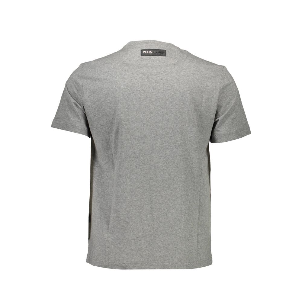 Plein Sport Grigio Cotton Men's T-Shirt | Regal Royce