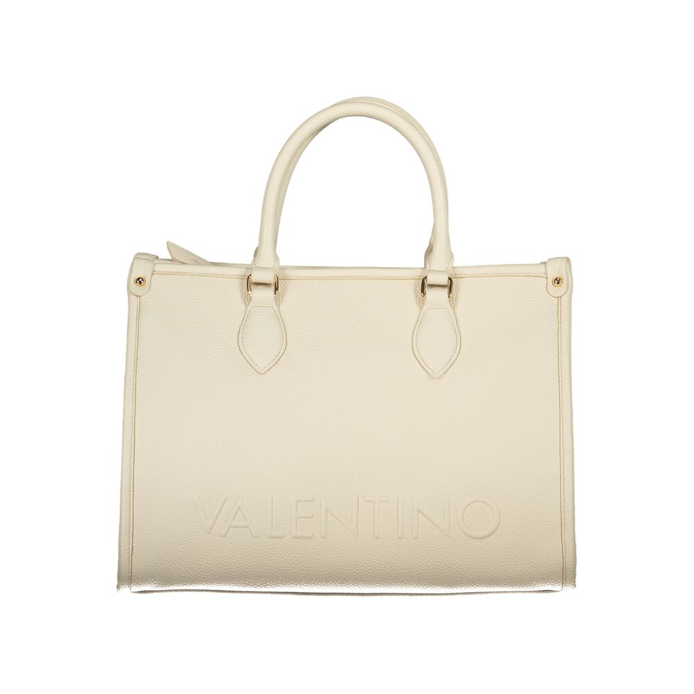 Mario Valentino Beige Polyurethane Women's Bag | Regal Royce