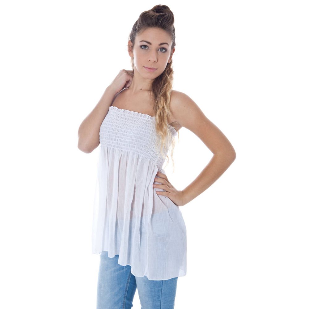 Phard Bianco Polyester Women Intimate Tank Top | Regal Royce