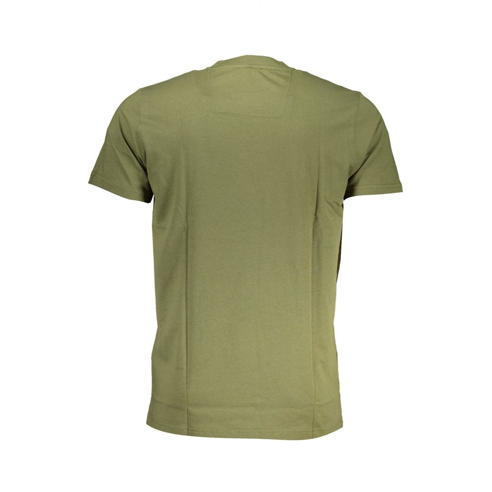 Cavalli Class Verde Cotton Men T-Shirt | Regal Royce