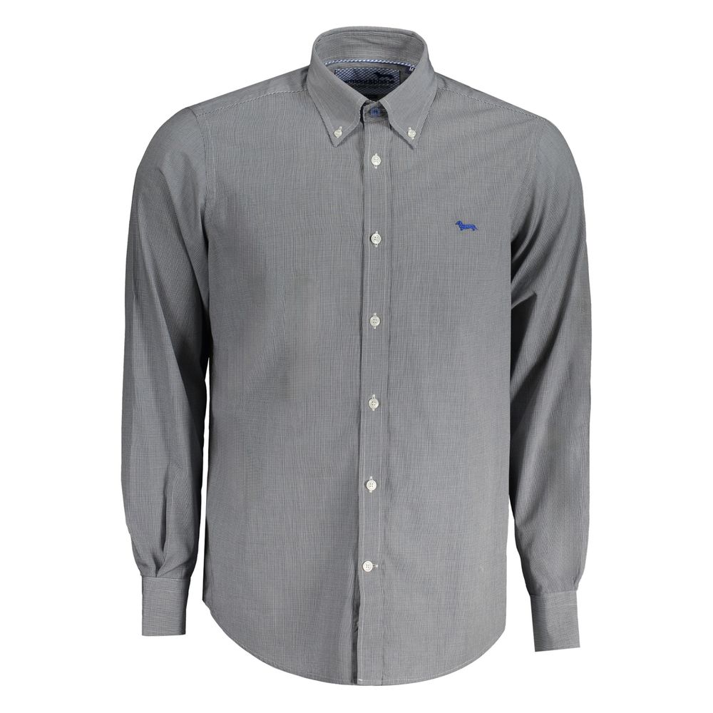 Harmont & Blaine Blue Organic Cotton Men's Shirt | Regal Royce