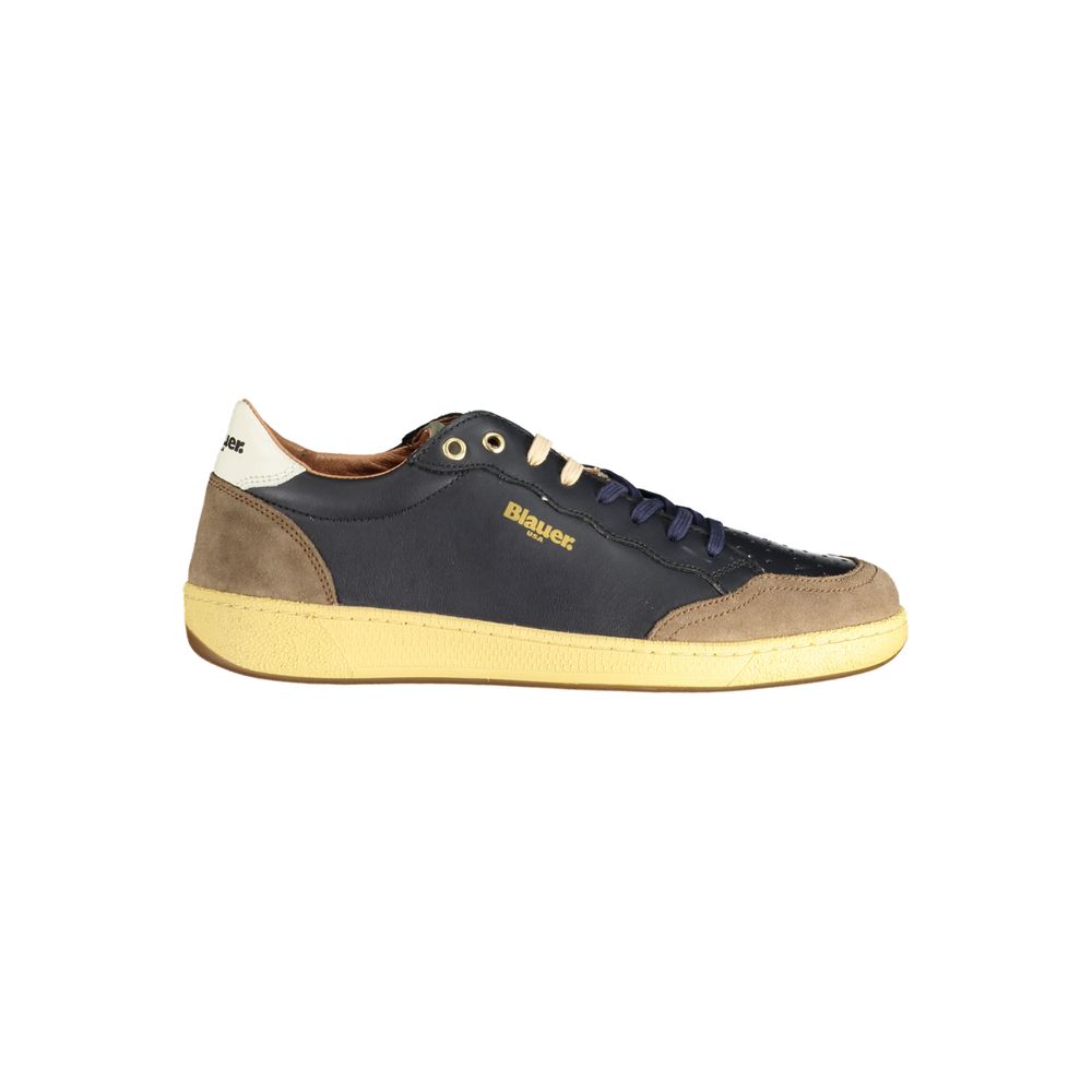 Blauer Marrone Leather Men Sneaker | Regal Royce