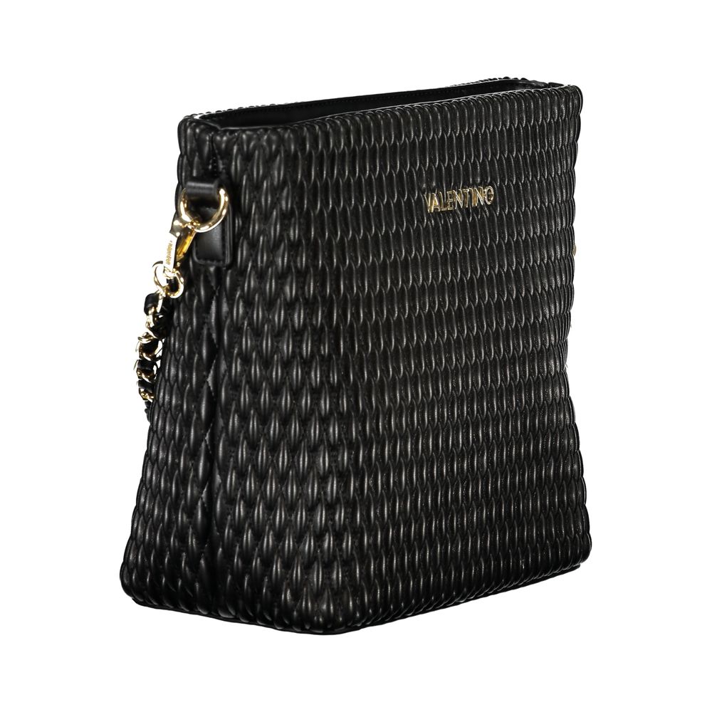 Mario Valentino Nero Poliuretano Women's Bag with Removable Shoulder Handle | Regal Royce