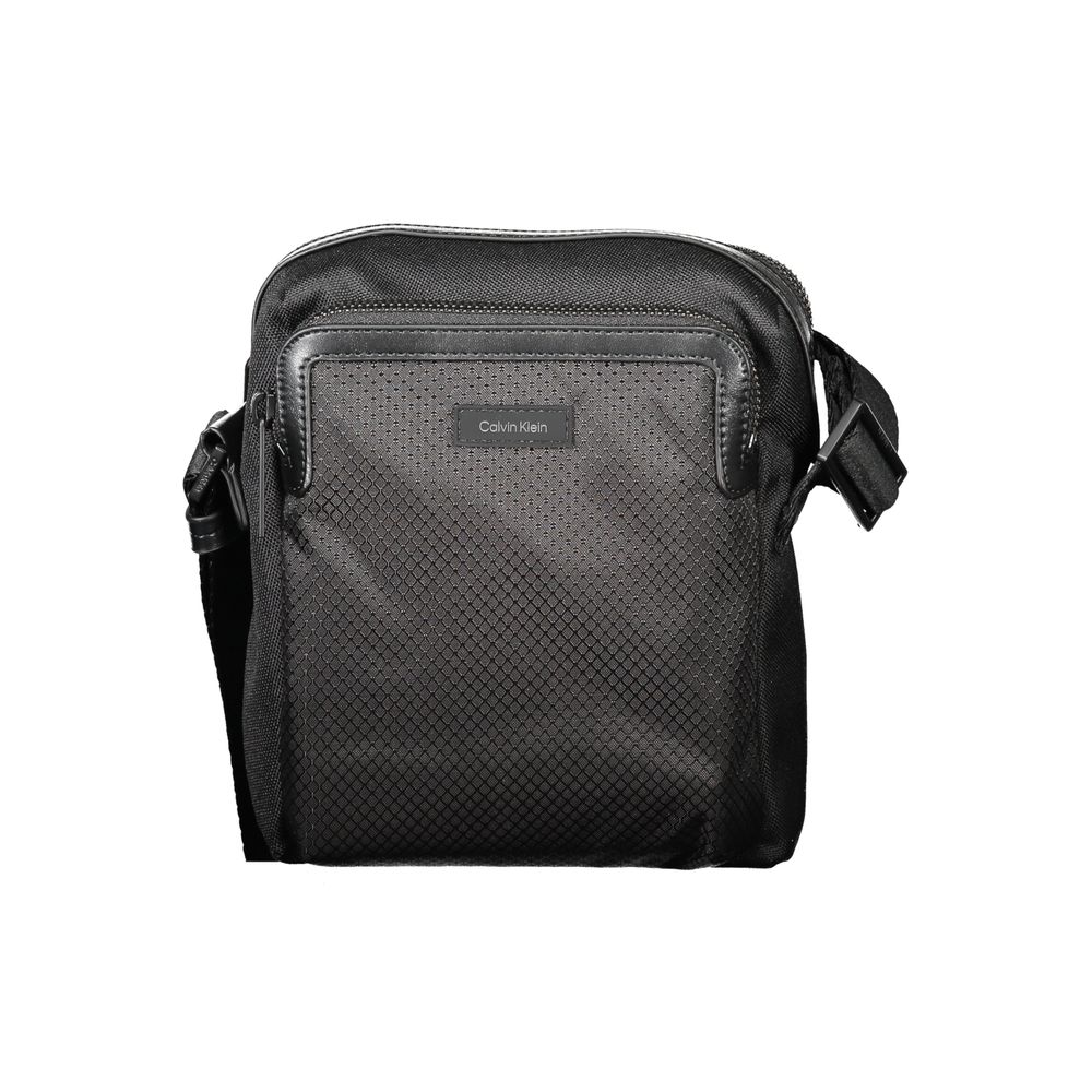 Calvin Klein Black Polyester Men's Shoulder Bag | Regal Royce