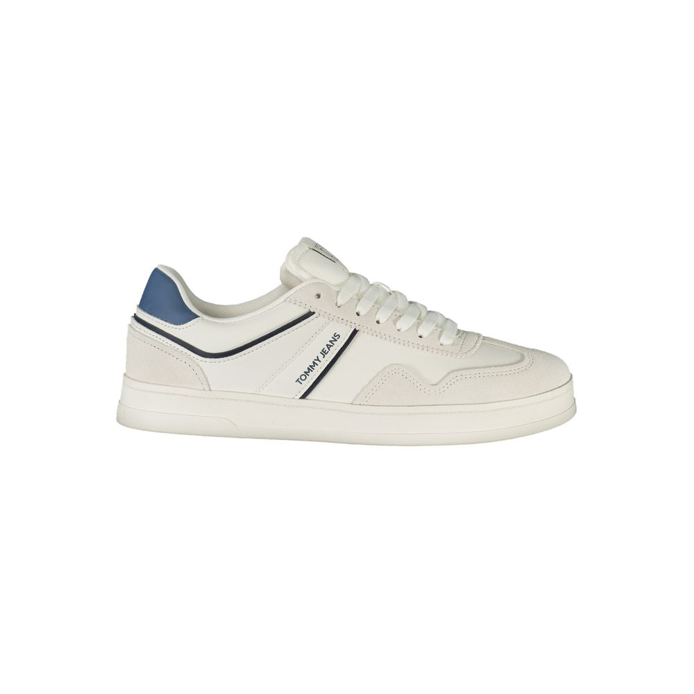 Tommy Hilfiger White Polyurethane Men's Sneaker | Regal Royce