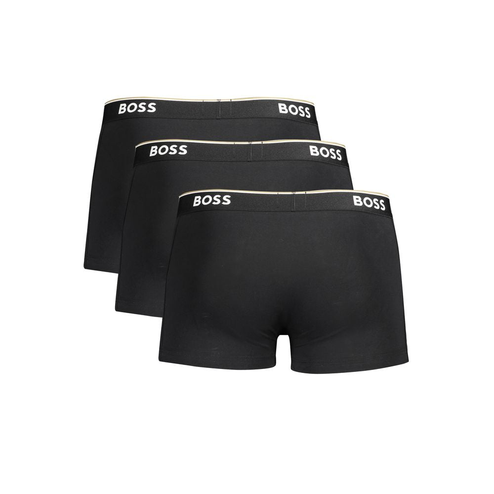 Hugo Boss Black Cotton Men's Boxer Briefs | Regal Royce