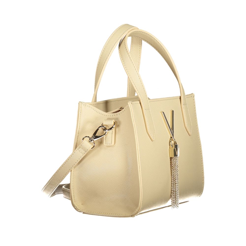 Mario Valentino Beige Polyethylene Women Handbag | Regal Royce