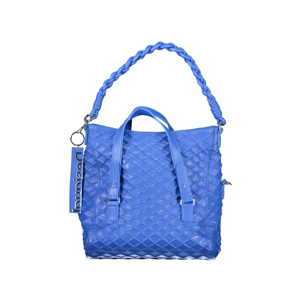 Desigual Blue Polyethylene Women Handbag | Regal Royce