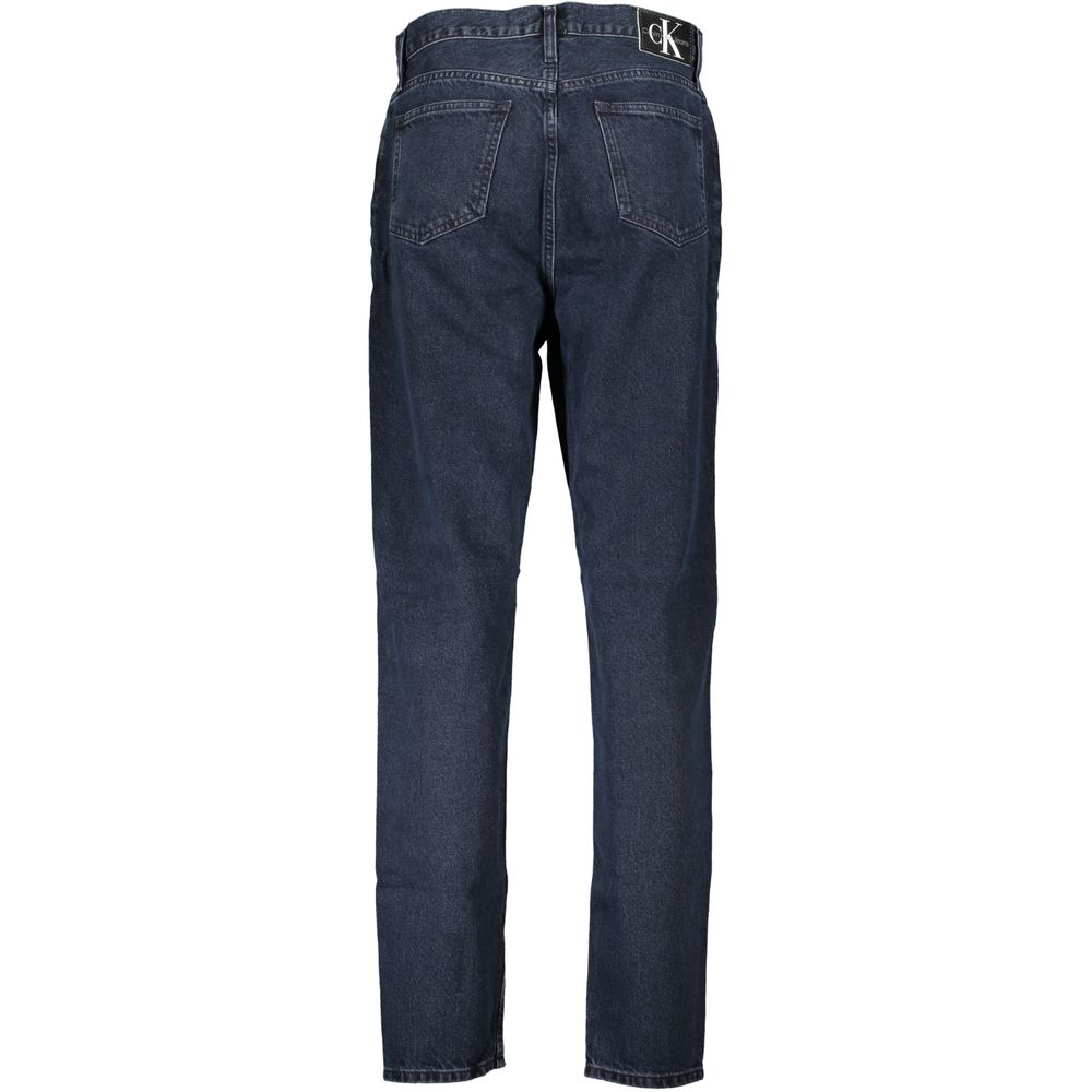 Calvin Klein Blu Cotton Women Jeans | Regal Royce