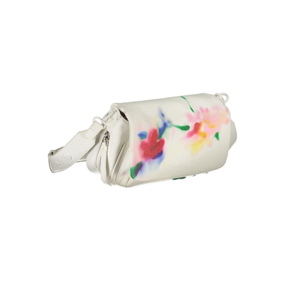 Desigual Bianco Polyurethane Women's Shoulder Bag | Regal Royce