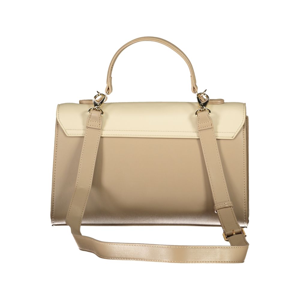 Mario Valentino Beige Polyurethane Women's Bag | Regal Royce