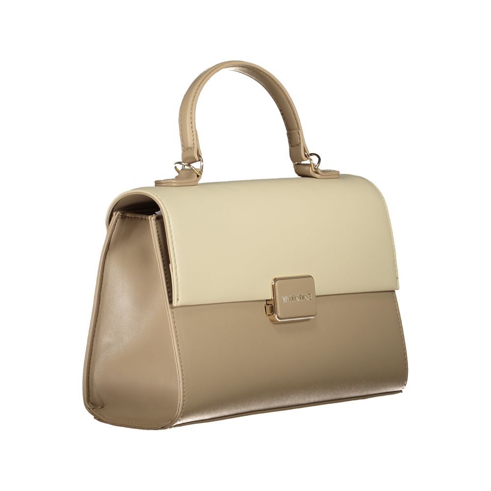 Mario Valentino Beige Polyurethane Women's Bag | Regal Royce
