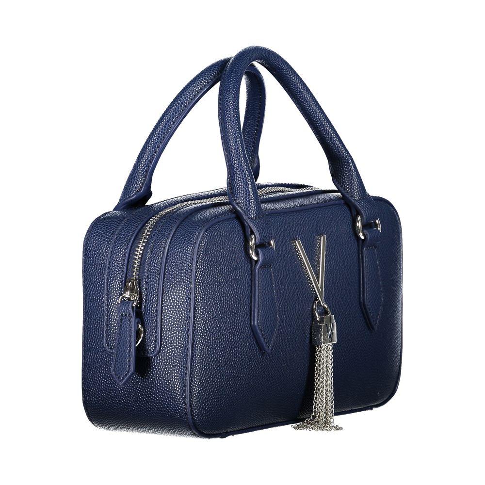 Mario Valentino Blue Polyurethane Women Handbag | Regal Royce