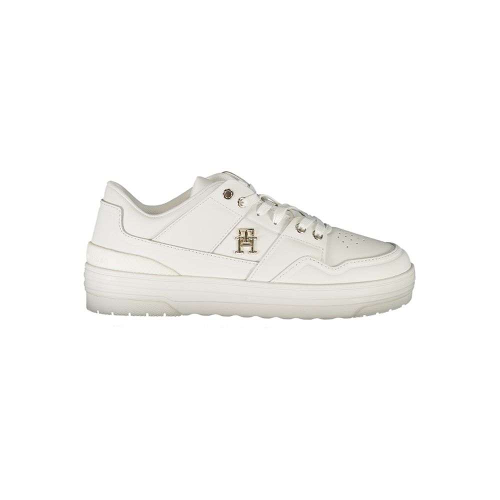 Tommy Hilfiger White Leather Women Sneaker | Regal Royce