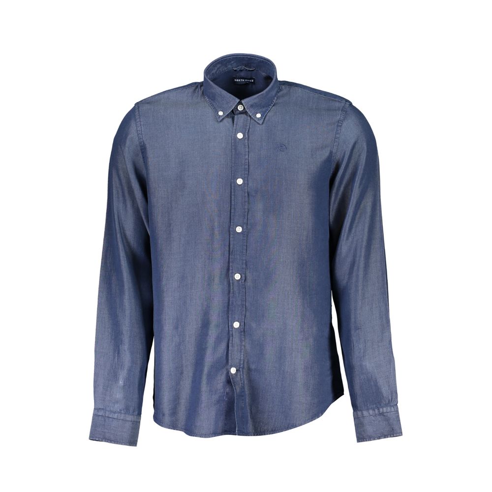 North Sails Blue Lyocell Men's Shirt | Regal Royce
