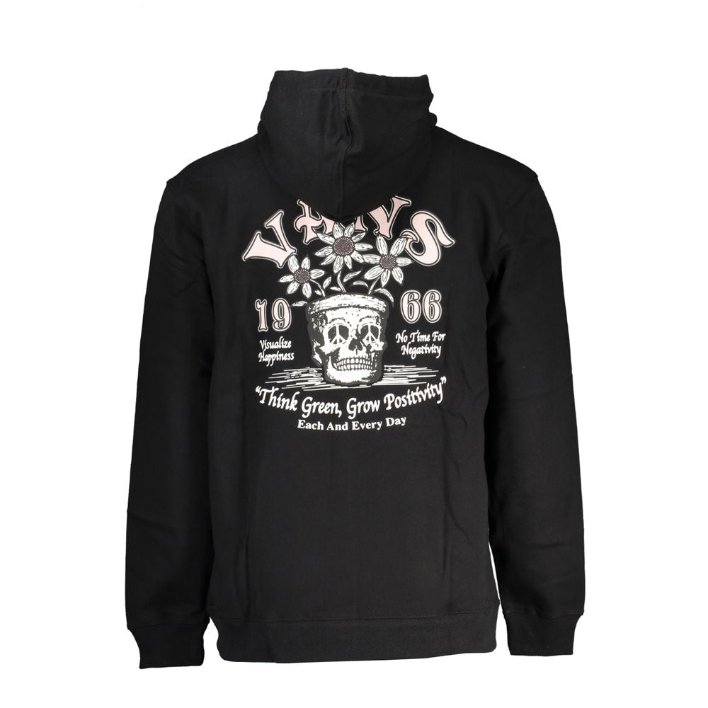 Vans Black Cotton Men's Hooded Sweatshirt | Regal Royce