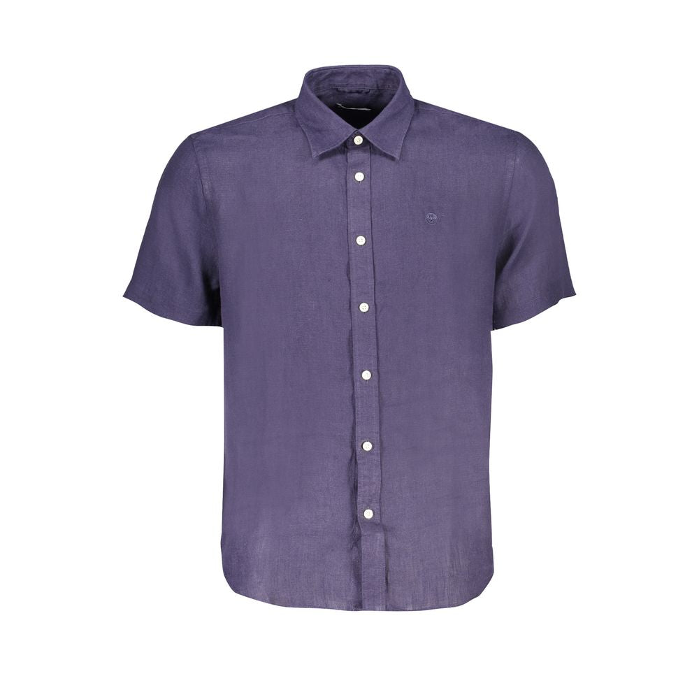 North Sails Blu Linen Men's Shirt | Regal Royce