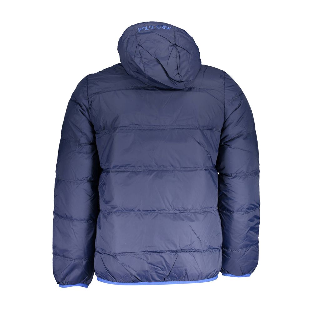La Martina Blu Polyamide Men's Jacket | Regal Royce