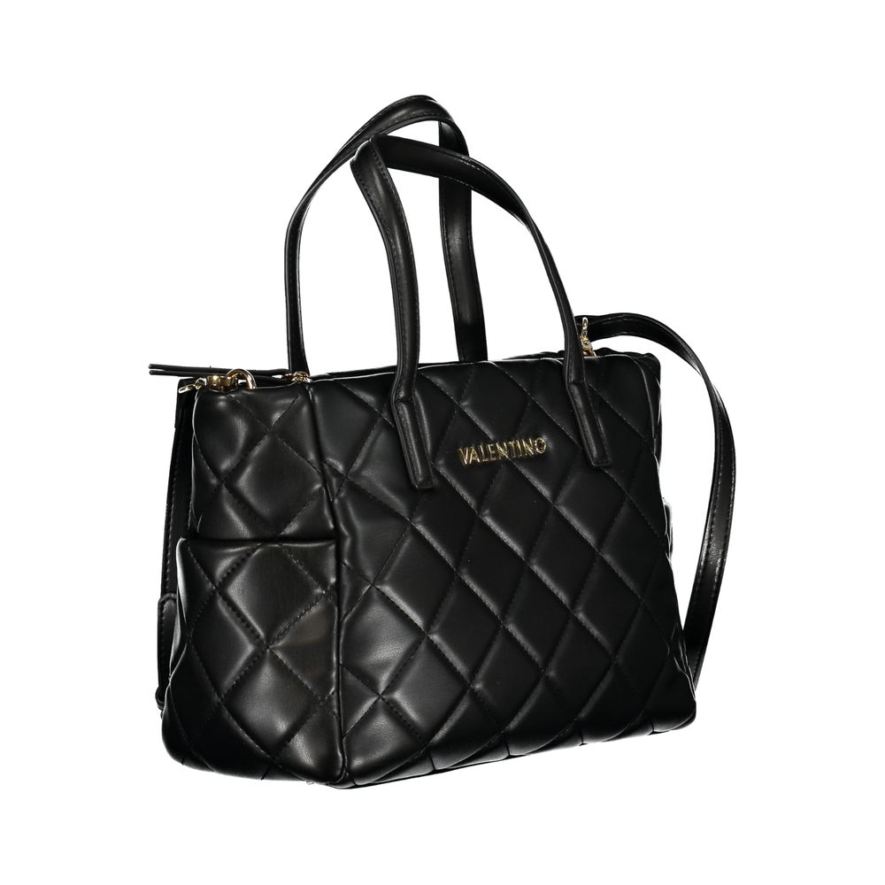 Mario Valentino Black Polyurethane Women's Bag | Regal Royce